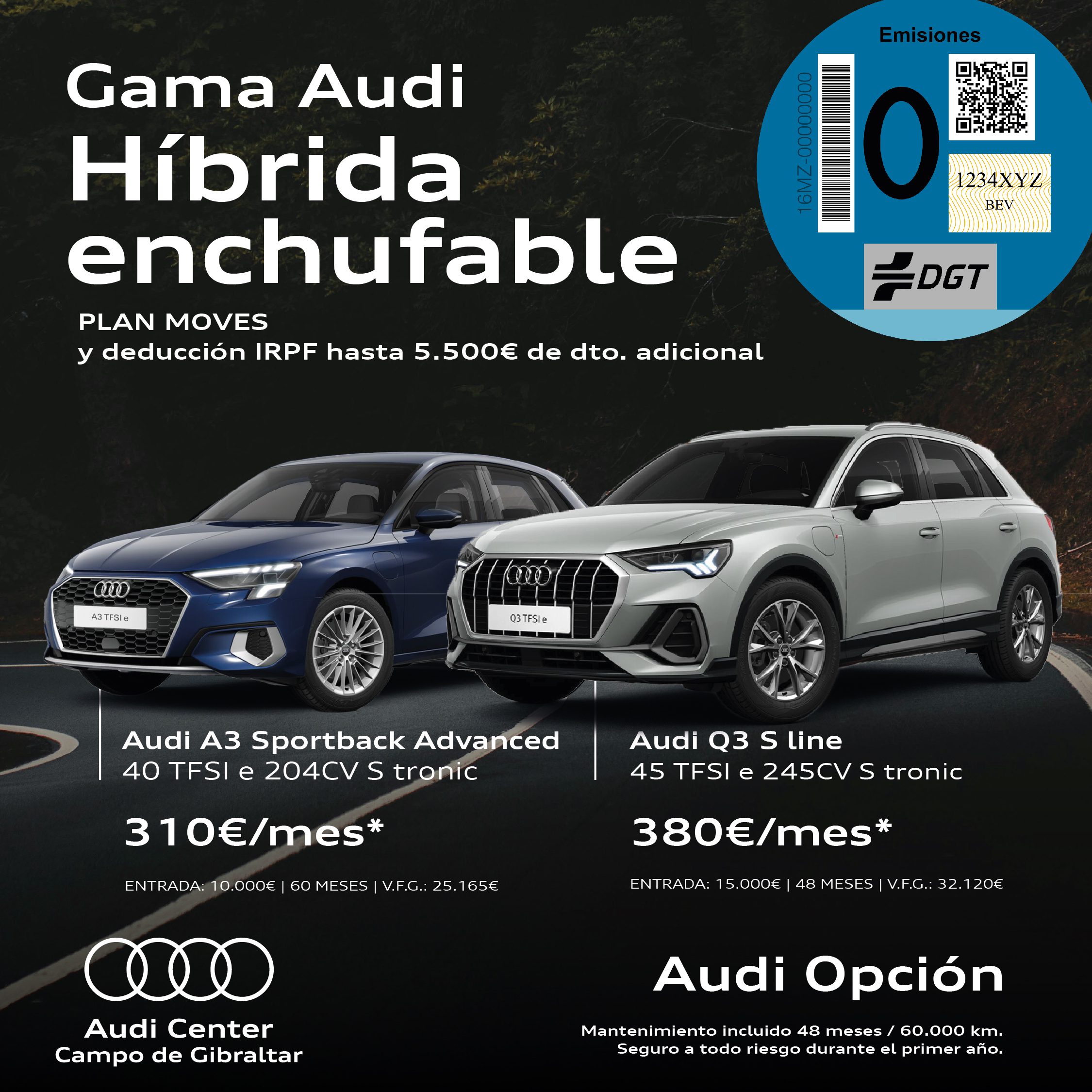 ¡Descubre la gama de Audi Híbrida Enchufable!